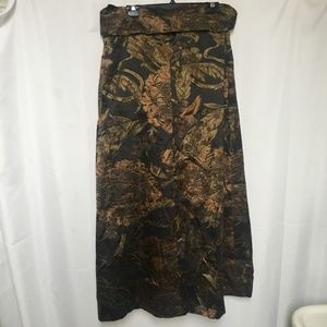 Dries Van Noten Long Brocade Skirt